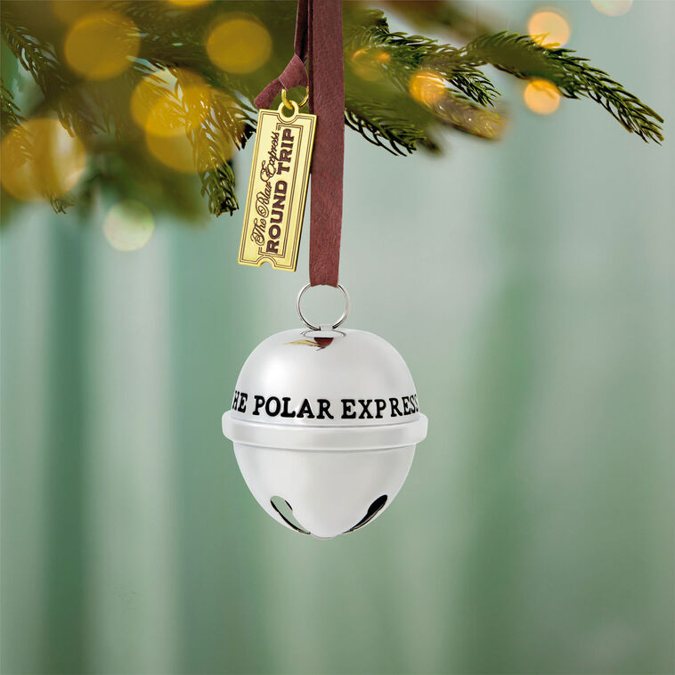 Hallmark Keepsake Christmas Ornament 2026, The Polar Express Santa's Sleigh Bell 2026, Metal, Christmas Movie Gifts