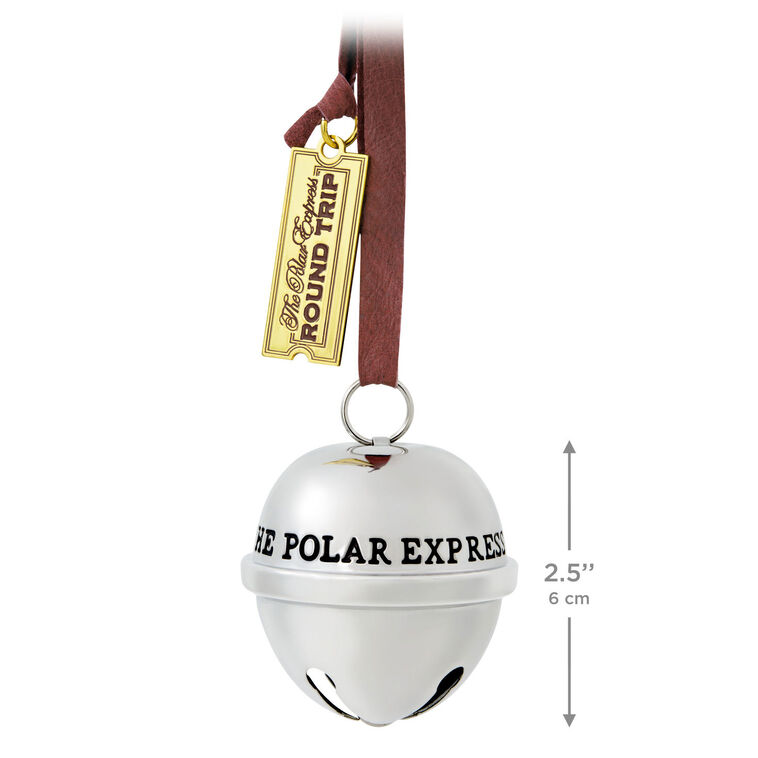 Hallmark Keepsake Christmas Ornament 2026, The Polar Express Santa's Sleigh Bell 2026, Metal, Christmas Movie Gifts