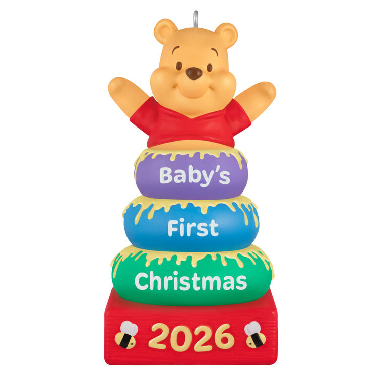 Hallmark Christmas Disney Winnie the Pooh Baby's First Christmas 2026 Ornament