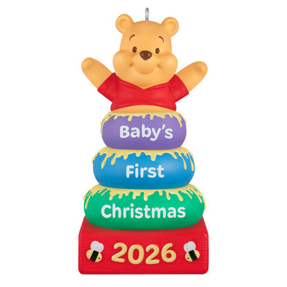 Hallmark Christmas Disney Winnie the Pooh Baby's First Christmas 2026 Ornament