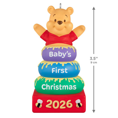 Hallmark Christmas Disney Winnie the Pooh Baby's First Christmas 2026 Ornament