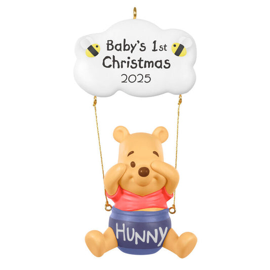 Hallmark Keepsake Christmas Ornament 2025, Disney Winnie The Pooh Baby's First Christmas 2025, Gifts for Disney Fans