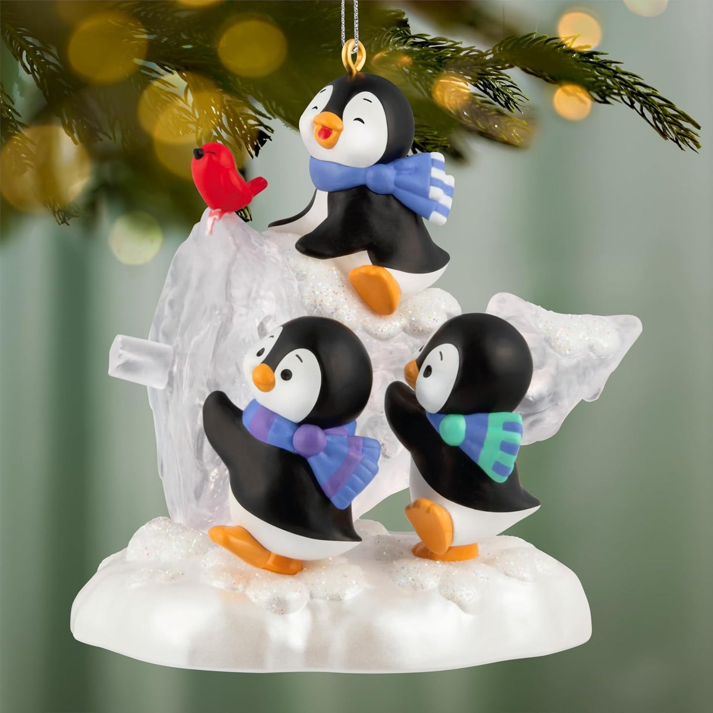 Hallmark Keepsake Christmas Ornament 2026, The Perfect Tree, Gifts for Penguin Lovers
