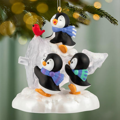Hallmark Keepsake Christmas Ornament 2026, The Perfect Tree, Gifts for Penguin Lovers