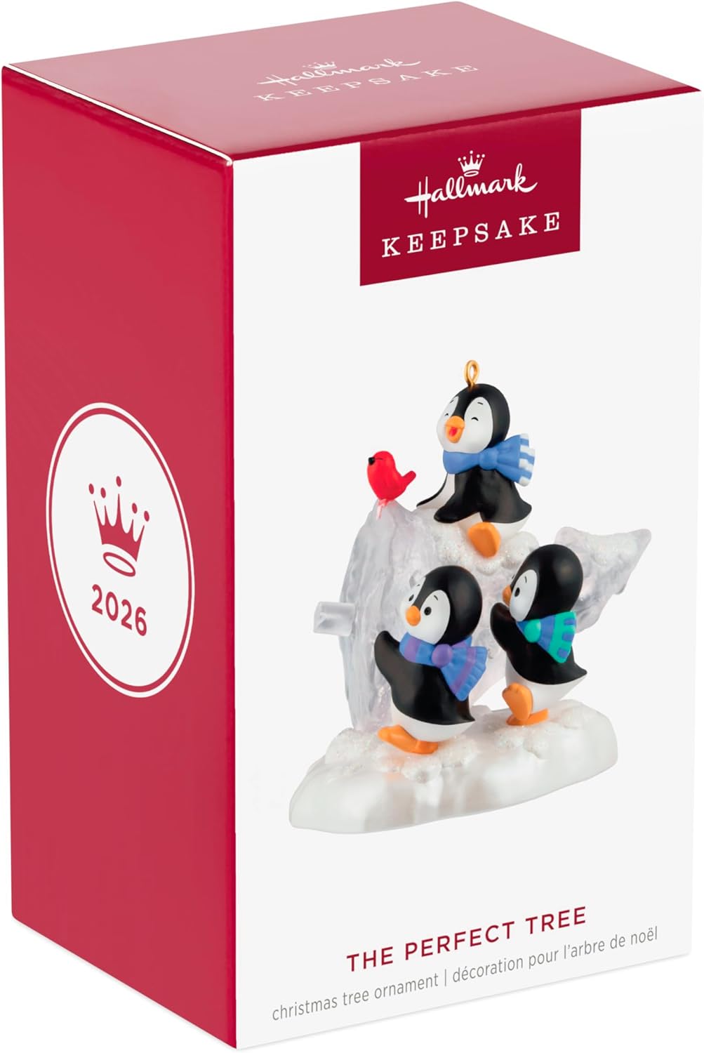 Hallmark Keepsake Christmas Ornament 2026, The Perfect Tree, Gifts for Penguin Lovers