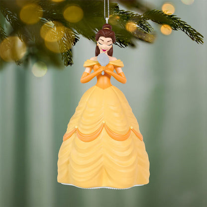 Hallmark Keepsake Christmas Disney Beauty and the Beast 35th Anniversary Belle With the Enchanted Mirror Ornament