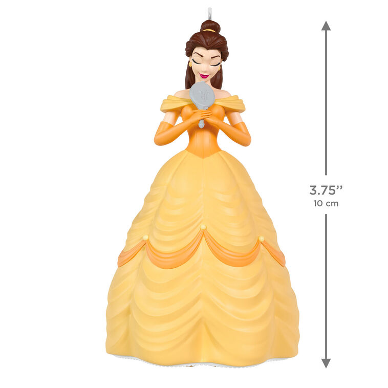 Hallmark Keepsake Christmas Disney Beauty and the Beast 35th Anniversary Belle With the Enchanted Mirror Ornament