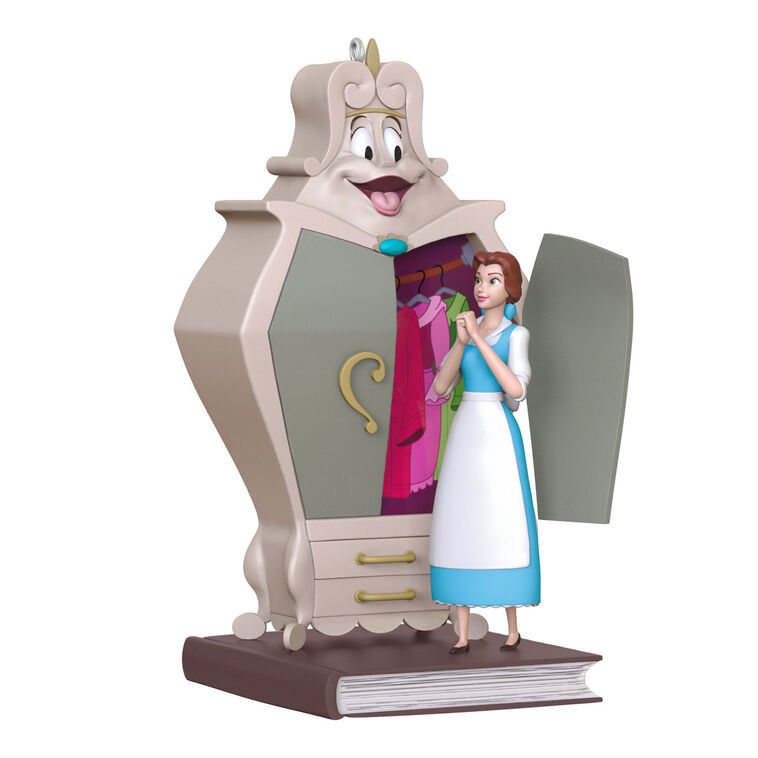 Hallmark Keepsake Christmas 2025 Disney Beauty and the Beast Belle With the Wardrobe Ornament