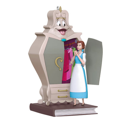 Hallmark Keepsake Christmas 2025 Disney Beauty and the Beast Belle With the Wardrobe Ornament
