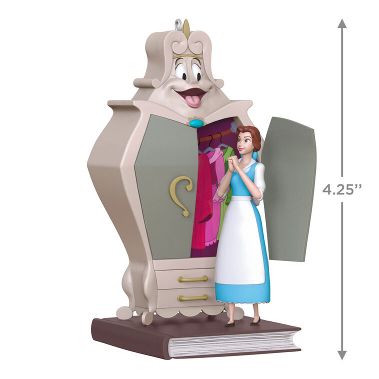 Hallmark Keepsake Christmas 2025 Disney Beauty and the Beast Belle With the Wardrobe Ornament
