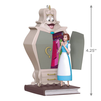 Hallmark Keepsake Christmas 2025 Disney Beauty and the Beast Belle With the Wardrobe Ornament