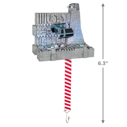 Hallmark Star Wars: A New Hope™ Darth Vader's TIE Fighter™ Ornament and Stocking Hanger Set With Light and Sound
