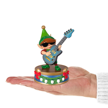 Hallmark North Pole Tree Trimmers Band Collection Gil On Guitar Musical Ornament With Light