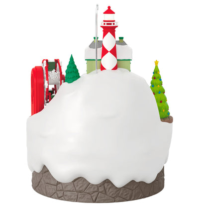 Hallmark Santa's Seaside Carnival Musical Ornament With Light and Motion