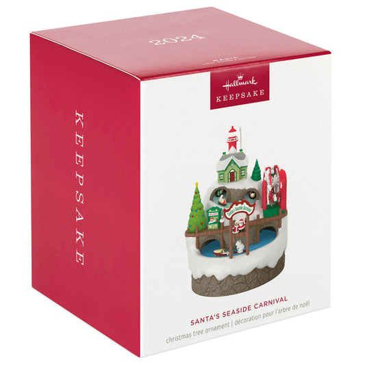 Hallmark Santa's Seaside Carnival Musical Ornament With Light and Motion