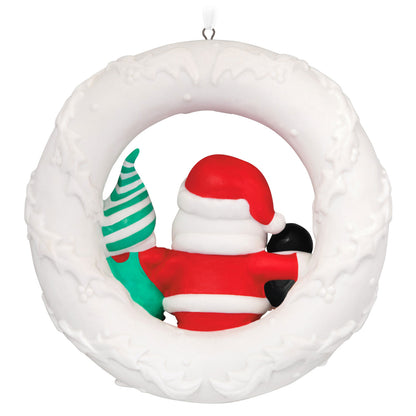 Hallmark Wreath of Memories 2024 Porcelain Ornament