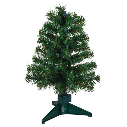 Hallmark Mini ShowToppers Evergreen Christmas Tree With Light, 17"