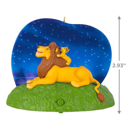 Hallmark Disney The Lion King 30th Anniversary Always There to Guide You Ornament With Light and Sound