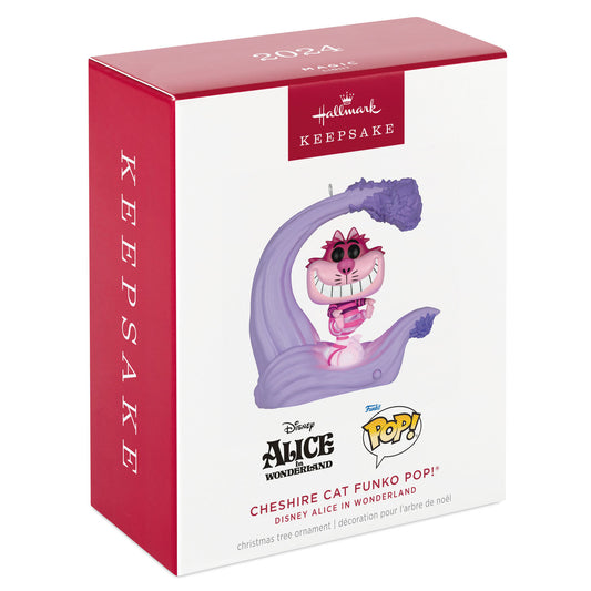 Hallmark Disney Alice in Wonderland Cheshire Cat Funko POP!® Ornament With Light