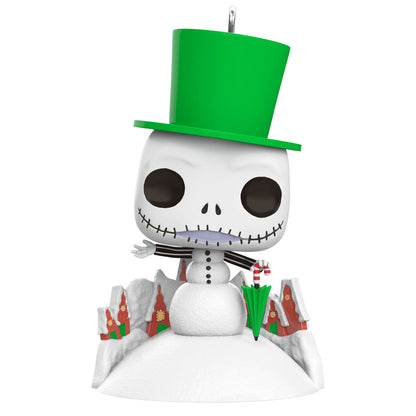 Hallmark 2024 Disney Tim Burton's The Nightmare Before Christmas Jack Skellington Snowman Funko POP!® Ornament