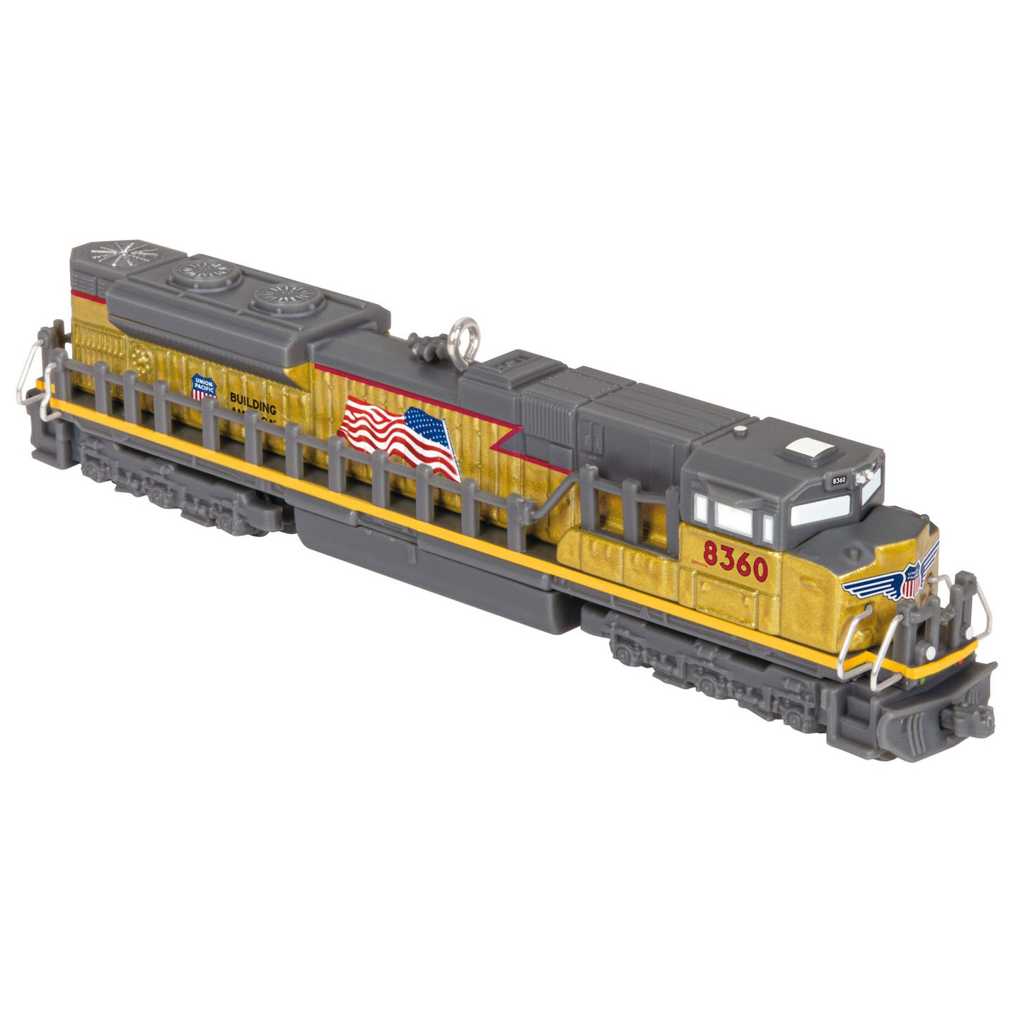 Hallmark 2024 Lionel® Trains Union Pacific Legacy SD70ACE Metallic Gold Metal Ornament Limited Edition