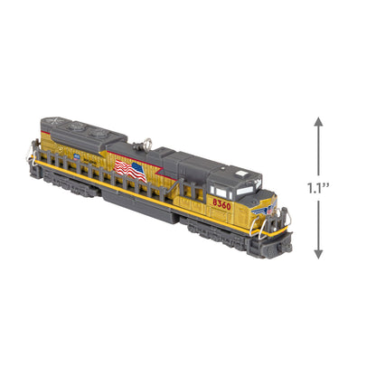 Hallmark 2024 Lionel® Trains Union Pacific Legacy SD70ACE Metallic Gold Metal Ornament Limited Edition