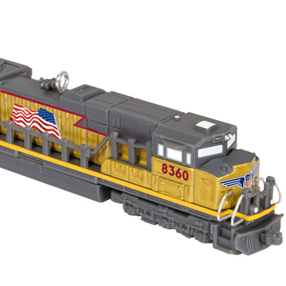 Hallmark 2024 Lionel® Trains Union Pacific Legacy SD70ACE Metallic Gold Metal Ornament Limited Edition