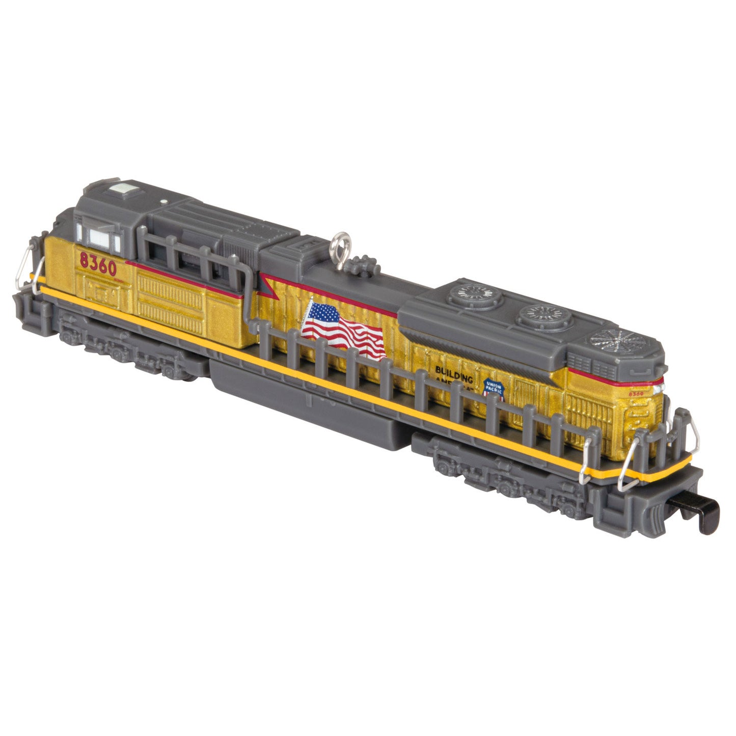 Hallmark 2024 Lionel® Trains Union Pacific Legacy SD70ACE Metallic Gold Metal Ornament Limited Edition