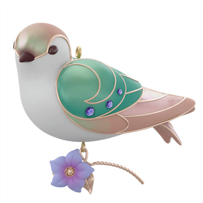 Hallmark 2024 The Beauty of Birds Lady Violet-Green Swallow Ornament Limited Edition