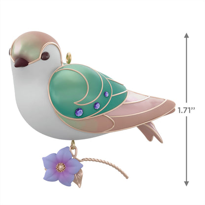 Hallmark 2024 The Beauty of Birds Lady Violet-Green Swallow Ornament Limited Edition
