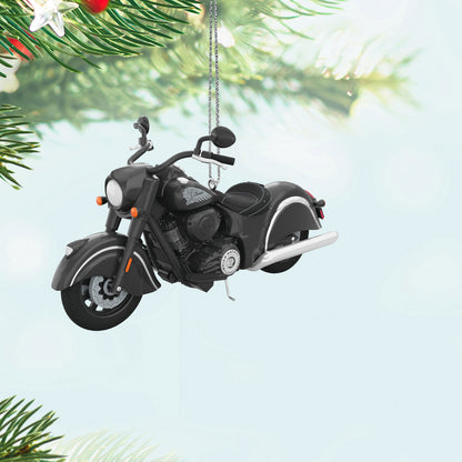 Hallmark Indian® Motorcycle Chief Dark Horse 2024 Metal Ornament