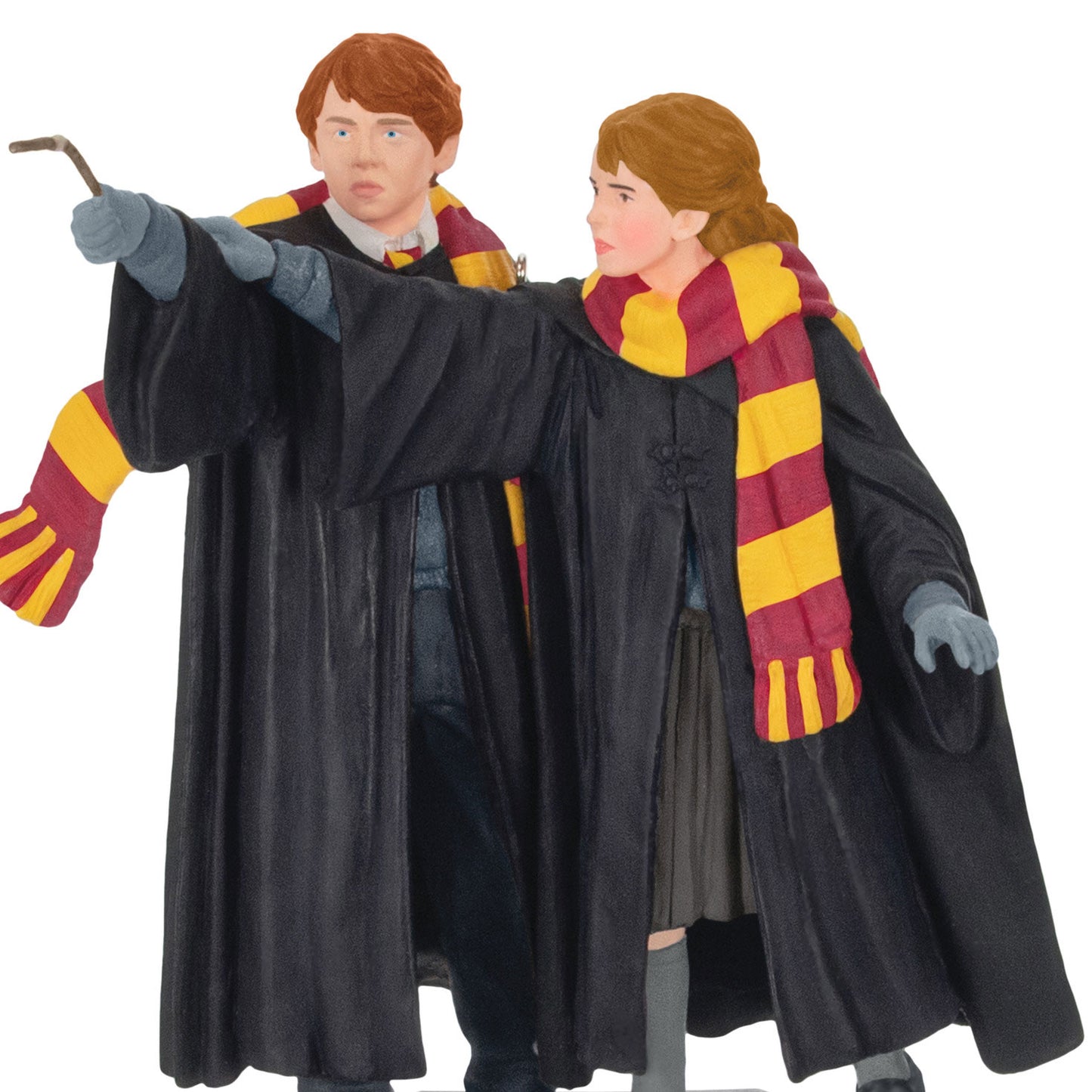 Hallmark 2024 Harry Potter and the Chamber of Secrets™ Collection Ron Weasley™ and Hermione Granger™ Ornament With Light and Sound