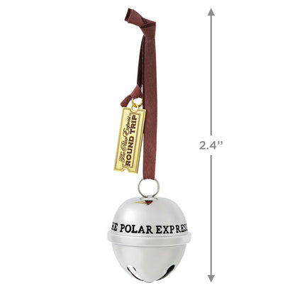 Hallmark 2024 Metal Ornament The Polar Express™ 20th Anniversary Santa's Sleigh Bell