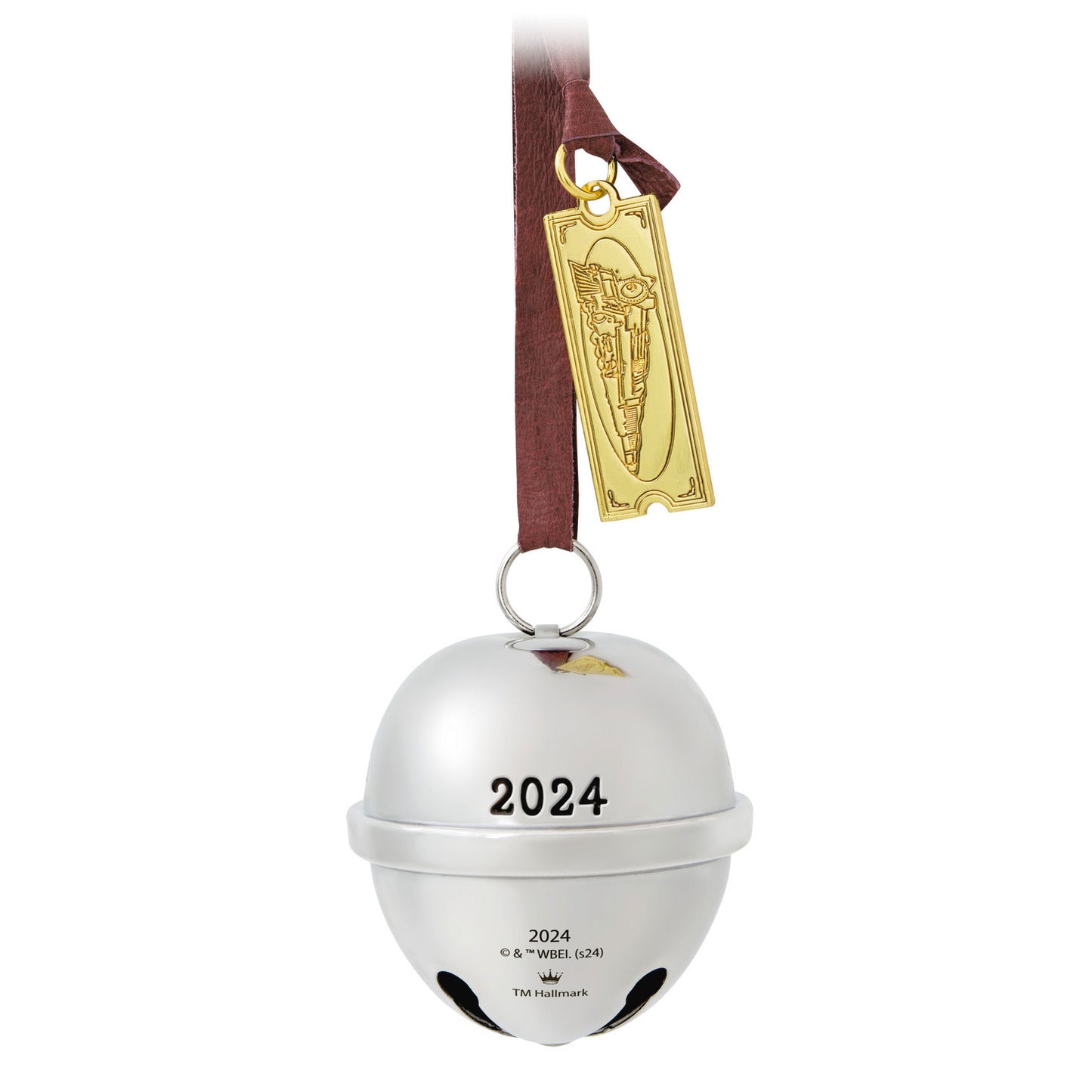 Hallmark 2024 Metal Ornament The Polar Express™ 20th Anniversary Santa's Sleigh Bell