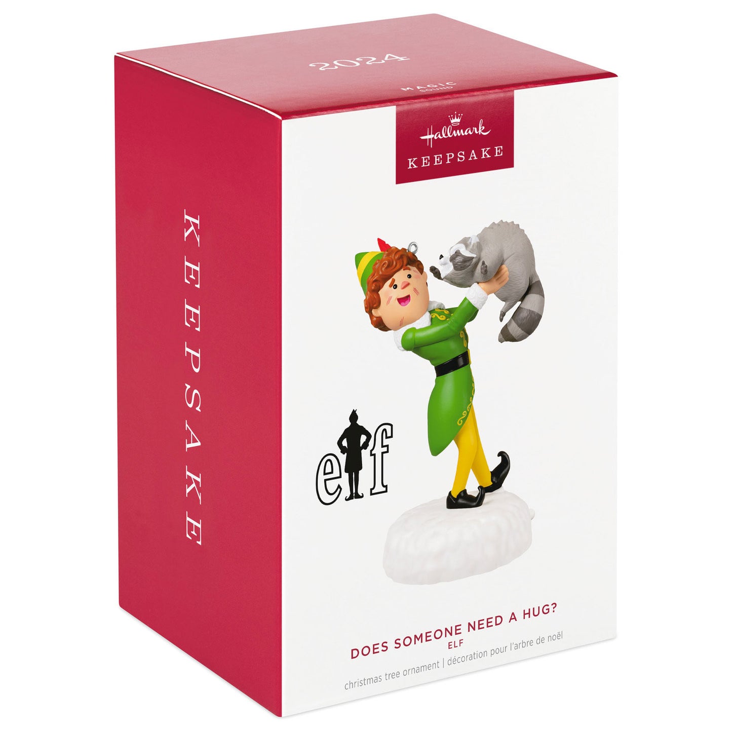 Hallmark 2024 Elf Does Someone Need a Hug? Ornament With Sound