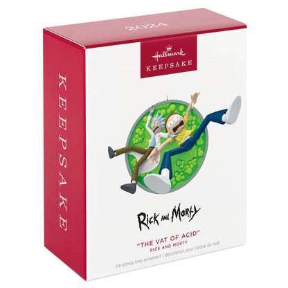 Hallmark 2024 Rick and Morty "The Vat of Acid" Ornament