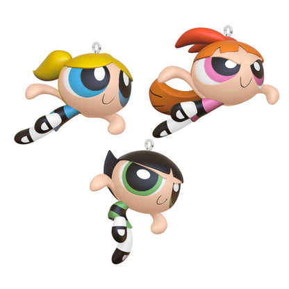 Hallmark 2024 The Powerpuff Girls Blossom™, Bubbles™ and Buttercup™ Ornaments, Set of 3