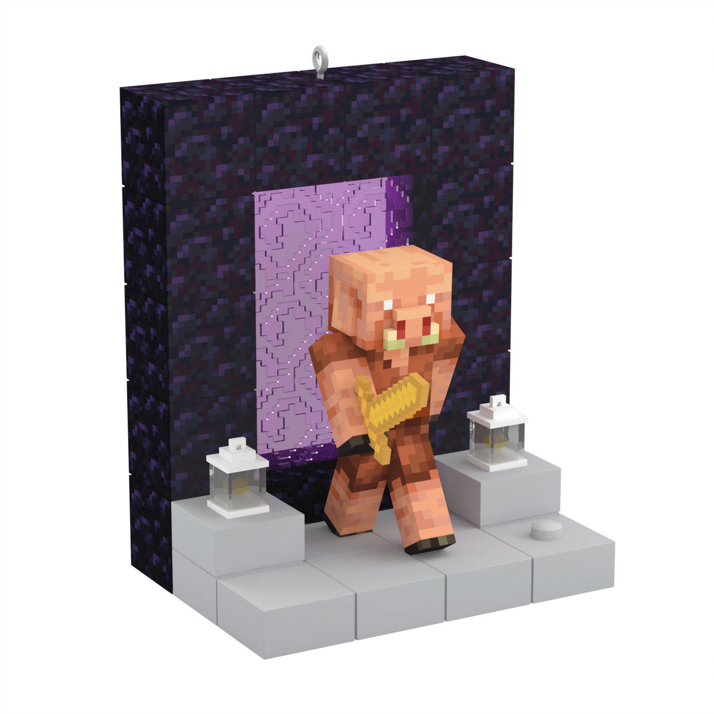 Hallmark 2024 Minecraft Nether Portal Ornament With Light