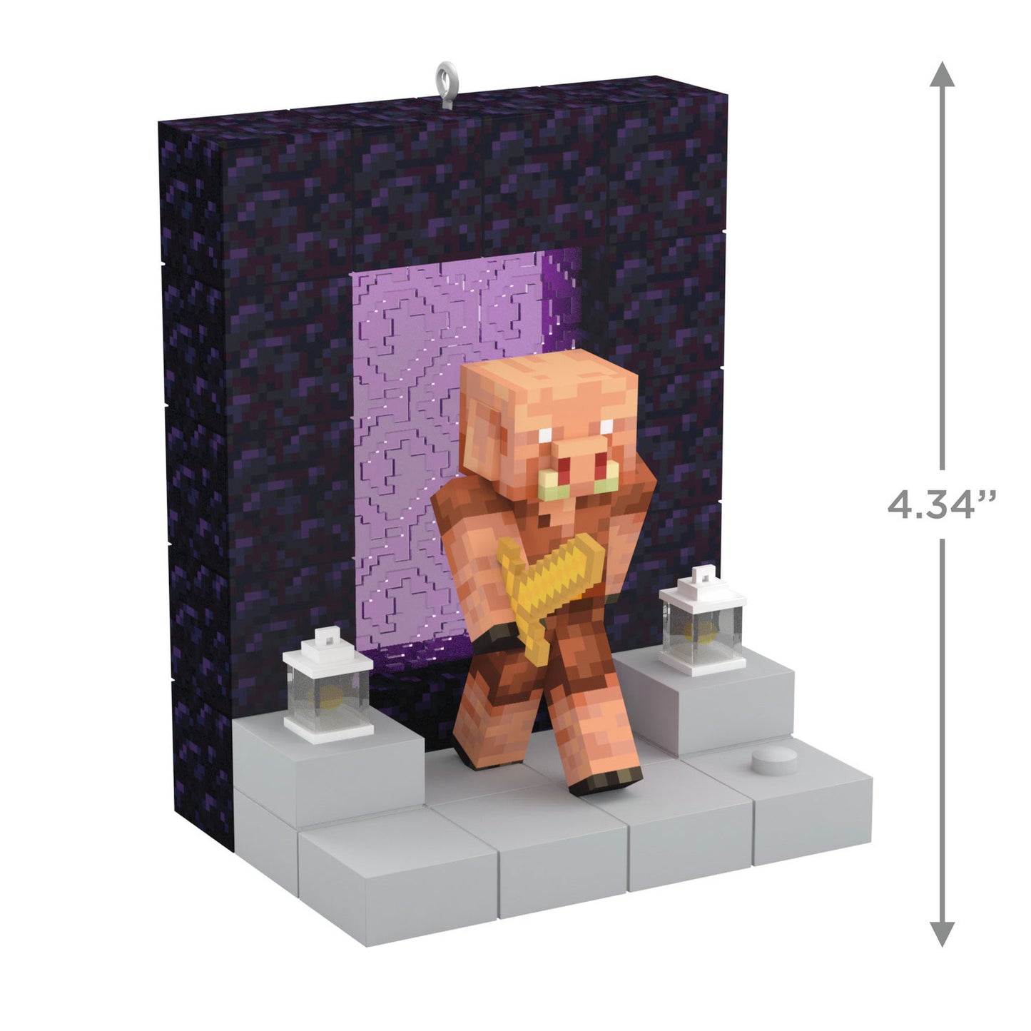 Hallmark 2024 Minecraft Nether Portal Ornament With Light