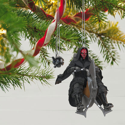 Hallmark Star Wars: The Phantom Menace™ 25th Anniversary Darth Maul™ and Sith Probe Droid™ Ornaments, Set of 2