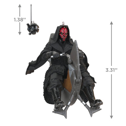 Hallmark Star Wars: The Phantom Menace™ 25th Anniversary Darth Maul™ and Sith Probe Droid™ Ornaments, Set of 2