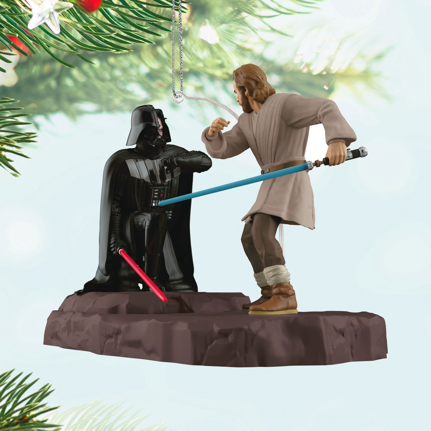 Hallmark 2024 Star Wars: Obi-Wan Kenobi™ Face-Off With Darth Vader™ Ornament With Sound