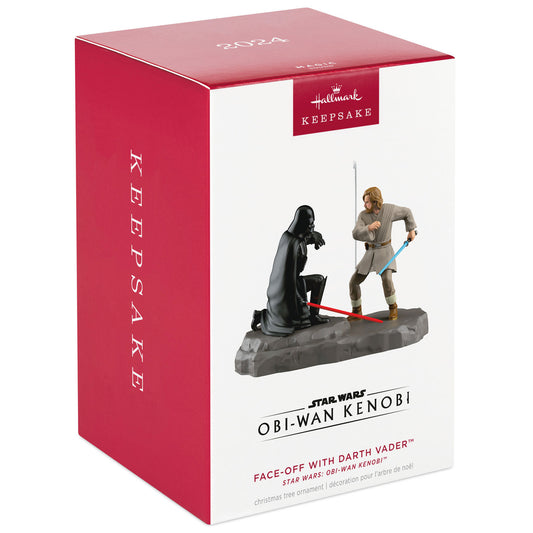 Hallmark 2024 Star Wars: Obi-Wan Kenobi™ Face-Off With Darth Vader™ Ornament With Sound