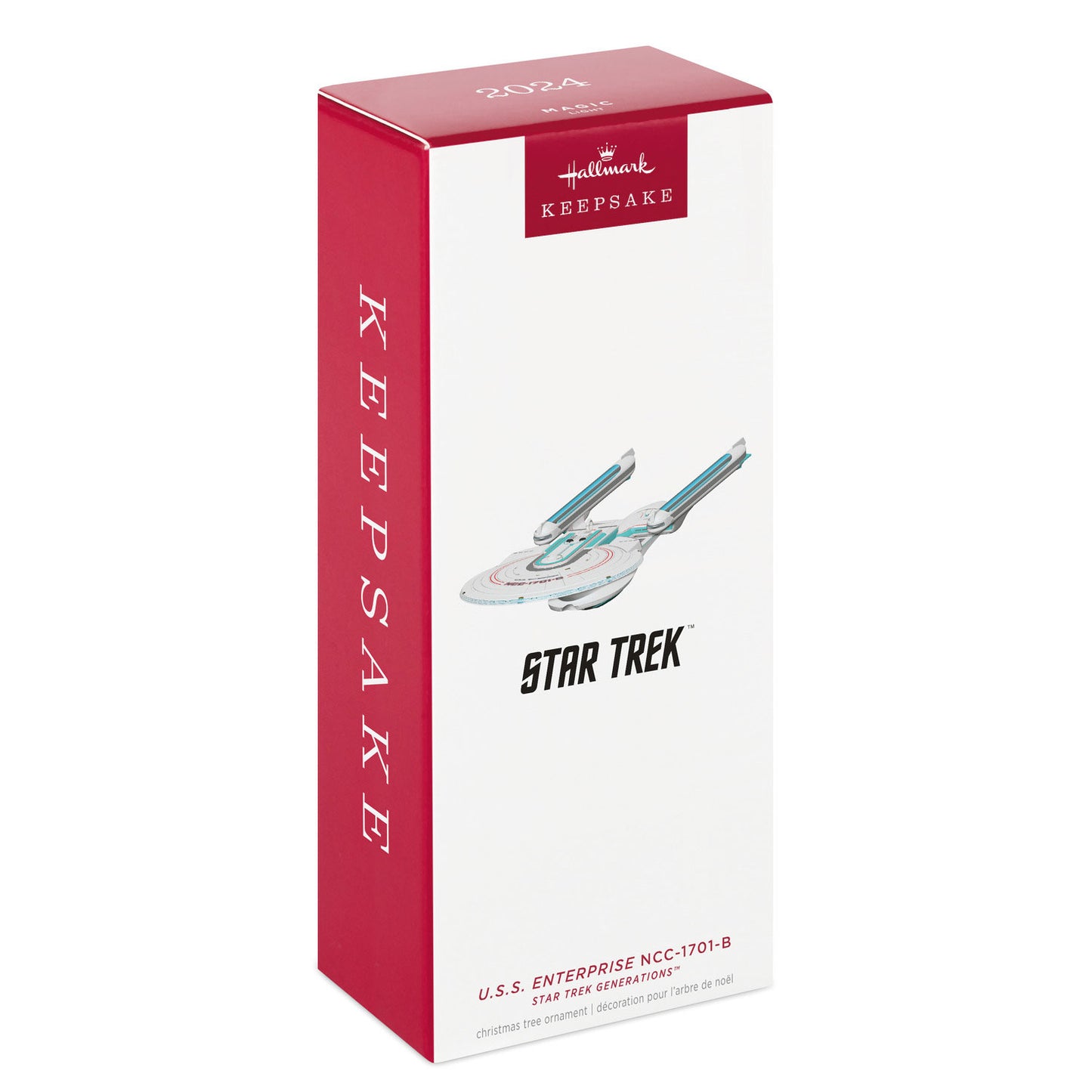 Hallmark 2024 Star Trek™ Generations U.S.S. Enterprise NCC-1701-B Ornament With Light