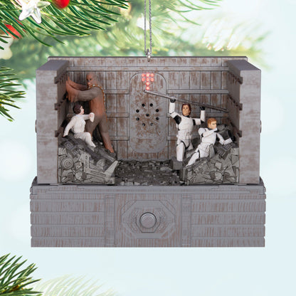 Hallmark 2024 Star Wars: A New Hope™ "Shut Down the Garbage Mashers!" Ornament With Light, Sound and Motion