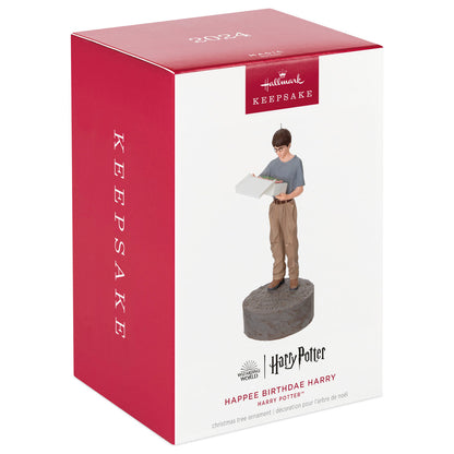 Hallmark 2024 Harry Potter™ Happee Birthdae Harry Ornament With Sound