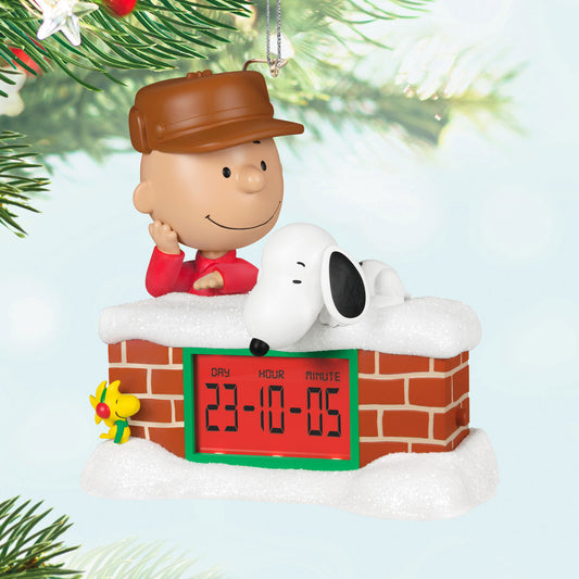 Hallmark 2024 The Peanuts® Gang Countdown to Christmas Ornament With Light