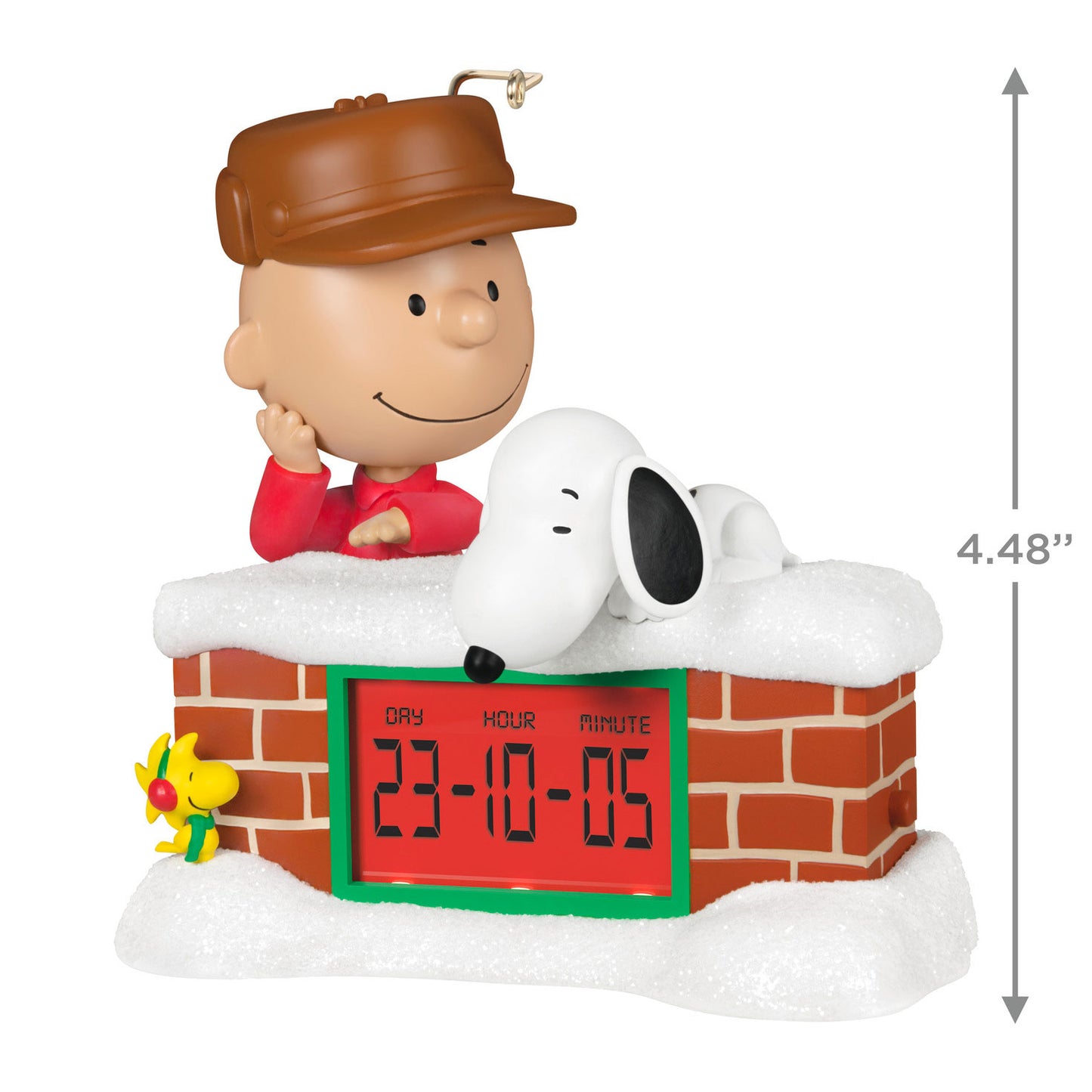 Hallmark 2024 The Peanuts® Gang Countdown to Christmas Ornament With Light