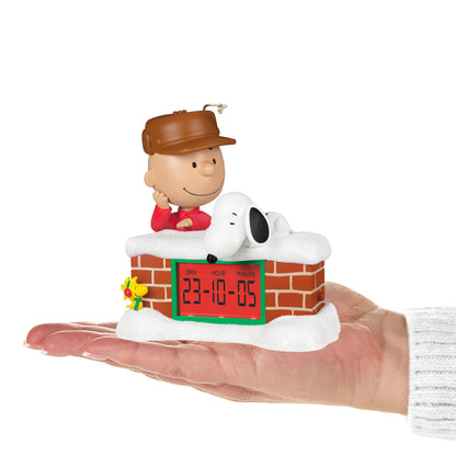 Hallmark 2024 The Peanuts® Gang Countdown to Christmas Ornament With Light