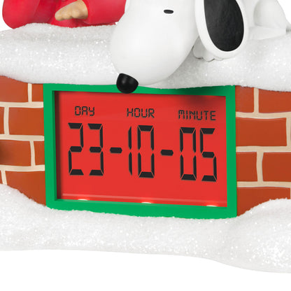 Hallmark 2024 The Peanuts® Gang Countdown to Christmas Ornament With Light